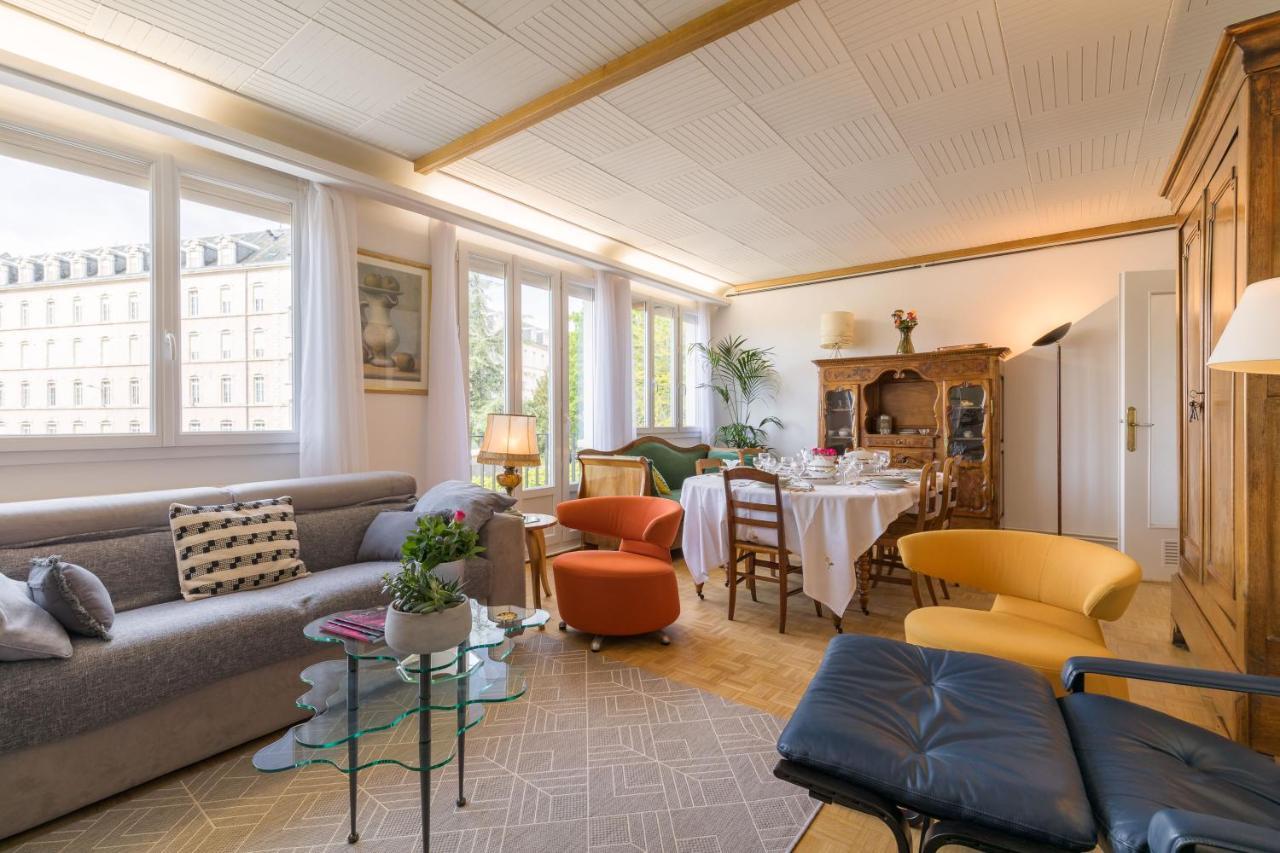 Appartement Climatise 100M2 7Mn Centre Ville Garage 5Pieces 5 Adultes Bebe Arrivee Autonome Dijon Luaran gambar